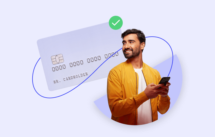 Traditional banking card image