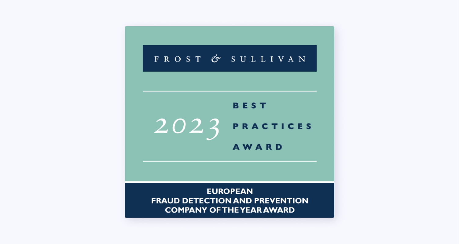 European Fraud Detection and Prevention Company of the Year Award